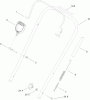 Toro 38282 (418 ZE) - Power Clear 418 ZE Snowthrower, 2013 (SN 313000001-313999999) Ersatzteile HANDLE ASSEMBLY