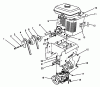 Toro 38525 (724) - 724 Power Shift Snowthrower, 1988 (8000001-8999999) Ersatzteile ENGINE ASSEMBLY