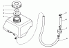 Toro 59265 - Replacement Engine, 4-Cycle, 1984 (4000001-4999999) Ersatzteile FUEL TANK ASSEMBLY