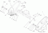 Toro 38602 - Snow Commander Snowthrower, 2006 (260010001-260999999) Listas de piezas de repuesto y dibujos UPPER HOUSING AND SIDE PLATE ASSEMBLY