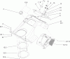Toro 38602 - Snow Commander Snowthrower, 2006 (260010001-260999999) Listas de piezas de repuesto y dibujos UPPER SHROUD ASSEMBLY