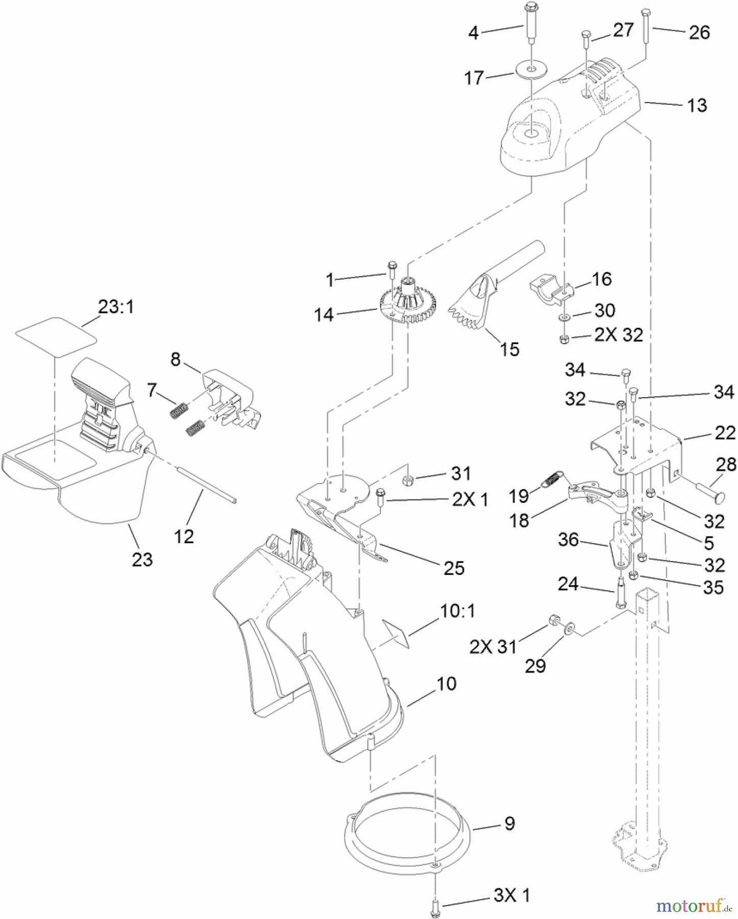  Toro Neu Snow Blowers/Snow Throwers Seite 2 38810 (724 OE) - Toro Power Max 724 OE Snowthrower, 2013 (SN 313000001-313999999) CHUTE ASSEMBLY