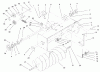 Toro 79360 - 42" Snowthrower, 300 Series Garden Tractors, 2001 (210000001-210999999) Ersatzteile AUGER AND DRIVE SYSTEM