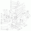 Toro 79366 - 44" Two-Stage Snowthrower, 5xi Garden Tractor, 2000 (200000001-200999999) Listas de piezas de repuesto y dibujos DISCHARGE CHUTE ASSEMBLY