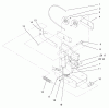 Toro 79366 - 44" Two-Stage Snowthrower, 5xi Garden Tractor, 2000 (200000001-200999999) Listas de piezas de repuesto y dibujos PULLY BOX ASSEMBLY