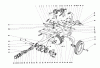 Toro 58215 - 26" Tiller, 1973 (3000001-3999999) Ersatzteile CHASSIS ASSEMBLY