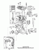 Toro 58215 - 26" Tiller, 1973 (3000001-3999999) Ersatzteile ENGINE MODEL NO. 130292 TYPE 0159-06 BRIGGS & STRATTON