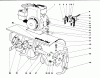 Toro 58215 - 26" Tiller, 1973 (3000001-3999999) Ersatzteile TINE AND ENGINE ASSEMBLY