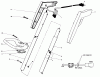 Toro 51245C (1010) - 1010 Electric Trimmer, 1987 (7000001-7999999) Listas de piezas de repuesto y dibujos HOUSING ASSEMBLY
