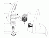 Toro 51246 (1010) - 1010 Electric Trimmer, 1989 (9000001-9999999) Listas de piezas de repuesto y dibujos MOTOR AND HOUSING ASSEMBLY
