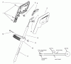 Toro 51324 - 12" Electric Trimmer, 1999 (99000001-99999999) Pièces détachées HANDLE ASSEMBLY
