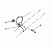Toro 51607 (TC 700) - TC 700 Gas Trimmer, 1983 (3000001-3999999) Listas de piezas de repuesto y dibujos CLAMP & RING KIT NO. 46-2690
