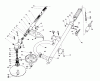 Toro 51607 (TC 700) - TC 700 Gas Trimmer, 1983 (3000001-3999999) Listas de piezas de repuesto y dibujos HANDLE ASSEMBLY