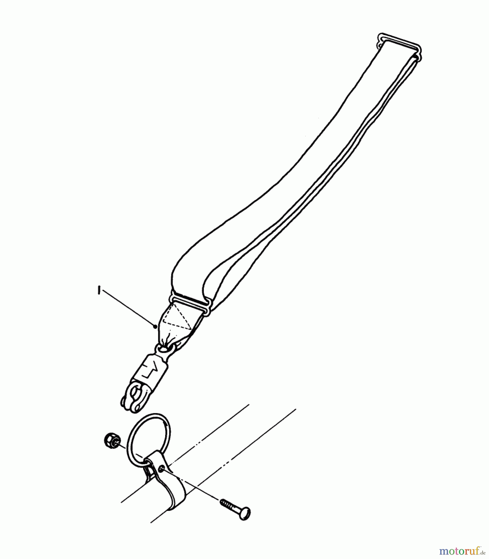Toro Neu Trimmers, String/Brush 51613 (TC 350) - Toro TC 350 Gas Trimmer, 1984 (4000001-4999999) STANDARD HARNESS NO. 46-2950 (OPTIONAL)
