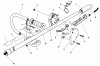 Toro 51660 (TC 3500) - TC 3500 Gas Trimmer, 1991 (1000001-1999999) Listas de piezas de repuesto y dibujos HANDLE ASSEMBLY