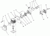 Toro 51911 - 16" Gas Trimmer, 1998 (89000001-89999999) Listas de piezas de repuesto y dibujos ENGINE ASSEMBLY #2