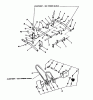 Toro 05-36MR05 - 36" Rear Discharge Mower, 1991 (1000001-1999999) Listas de piezas de repuesto y dibujos SUSPENSION ASSEMBLY