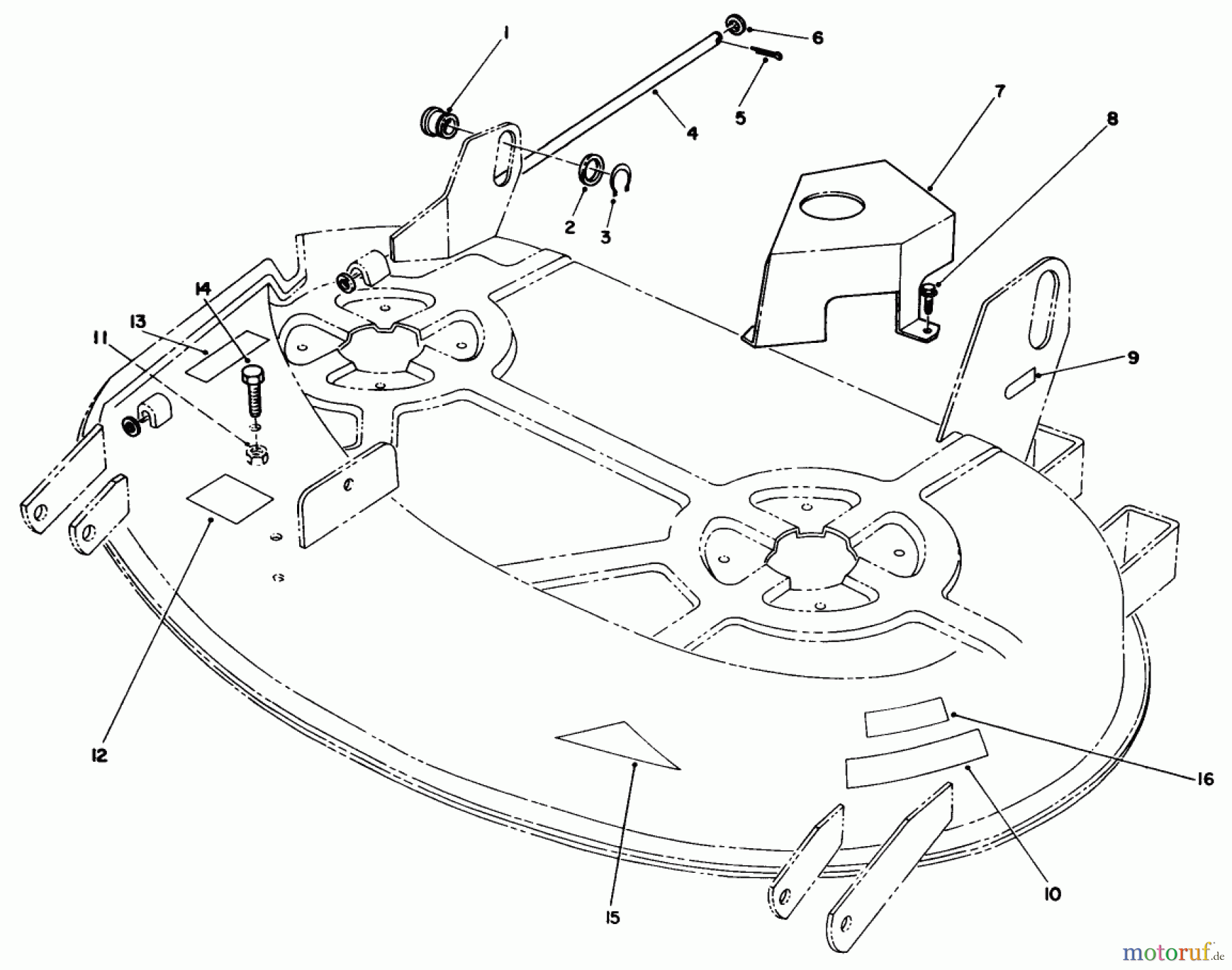  Toro Neu Mowers, Deck Assembly Only 05-38SS01 - Toro 38