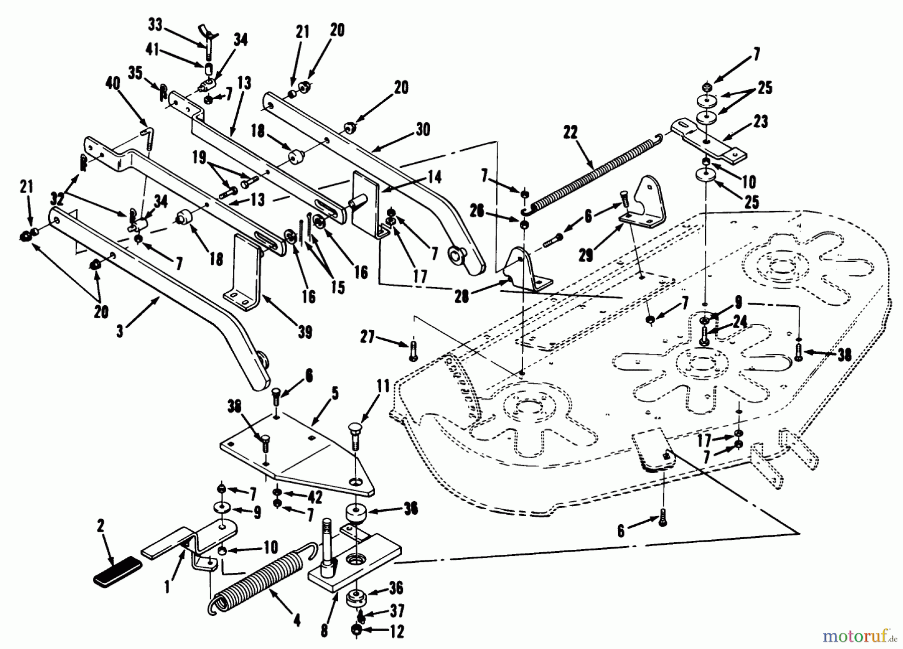  Toro Neu Mowers, Deck Assembly Only 05-42RY02 - Toro 42