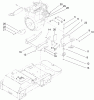 Compact Utility Loaders 22336 - Toro Dingo 320-D Compact Utility Loader (SN: 270000001 - 270999999) (2007) Ersatzteile ENGINE MOUNTING ASSEMBLY