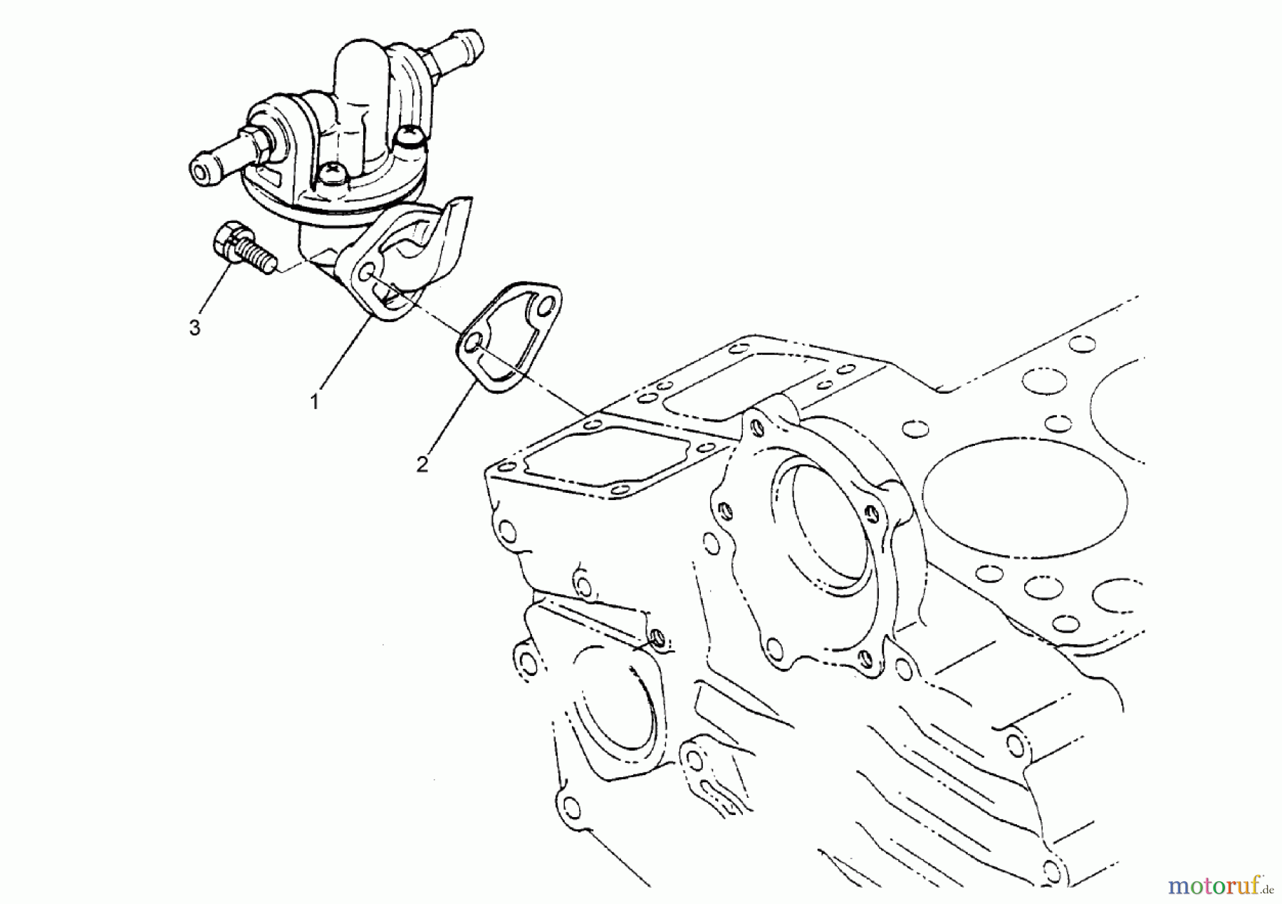 Compact Utility Loaders 22337CP - Toro Dingo 320-D Compact Utility Loader (SN: 313000001 - 313999999) (2013) FUEL PUMP INSTALLATION ASSEMBLY