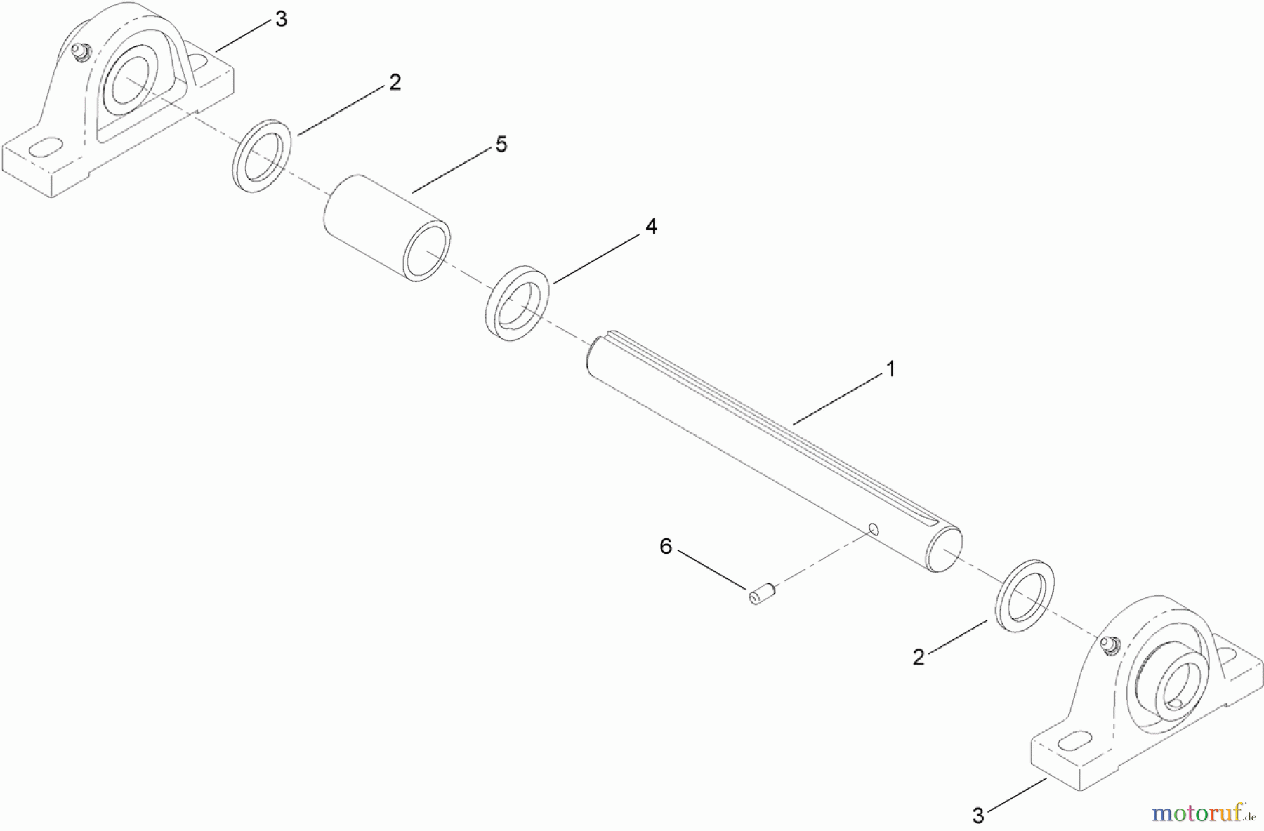 Concrete & Masonry Equipment 68012C (MM-650E-S) - Toro Mortar Mixer (SN: 313000001 - 313999999) (2013) IDLER ASSEMBLY NO. ST21300