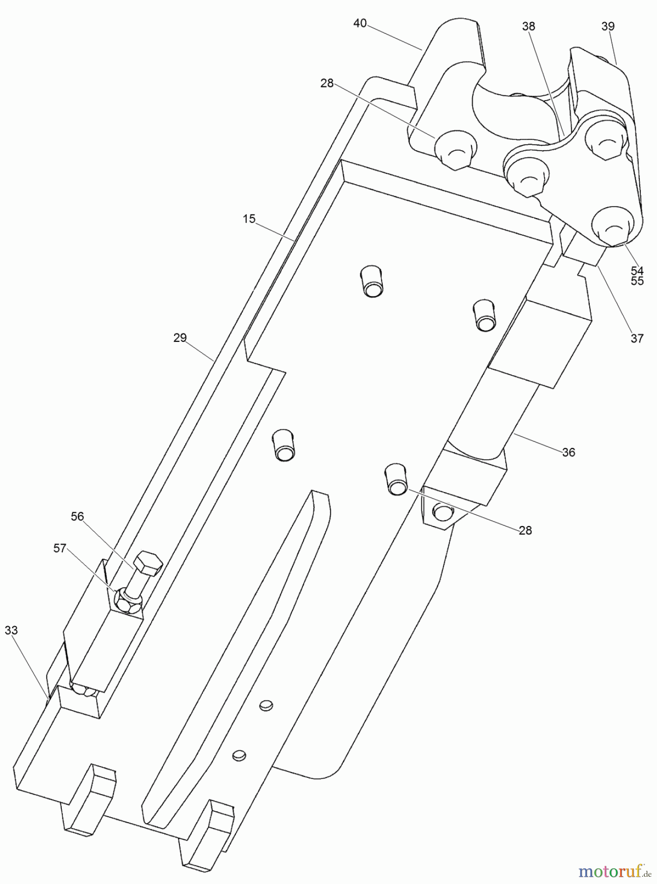  Zubehör DD2024C - Toro EarthPro Directional Drill Tier 4i (2013) ROD LOADER ASSEMBLY NO. 5
