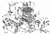Kantenschneider 58402 - Toro 2 hp Edger (SN: 5000001 - 5999999) (1985) Ersatzteile CRANKCASE ASSEMBLY