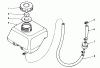 Kantenschneider 58402 - Toro 2 hp Edger (SN: 5000001 - 5999999) (1985) Ersatzteile FUEL TANK ASSEMBLY
