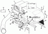 Rasenmäher Zubehör 07-11BY01 - Toro 38" Easy Twin Rear Bagger (SN: 1000001 - 1999999) (1991) Ersatzteile COVER & CHUTE ASSEMBLY