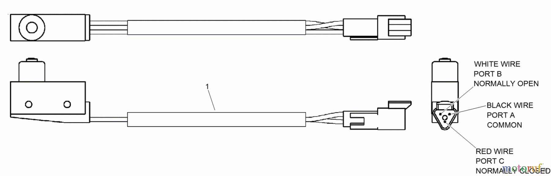  Zubehör DD4045 - Toro EarthPro Directional Drill (2009) NEUTRAL START SWITCH ASSEMBLY