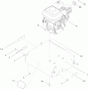 Vertikutierer / Belüfter 23513 - Toro 18" Dethatcher (SN: 313000001 - 313999999) (2013) Ersatzteile FRAME AND ENGINE ASSEMBLY