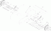 Vertikutierer / Belüfter 23516 - Toro 18" Walk-Behind Aerator (SN: 314000001 - 314999999) (2014) Ersatzteile WHEEL ASSEMBLY