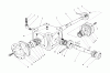 Rasenmäher Zubehör 30761 - Toro 44" Two Stage Snowthrower, Groundsmaster 117 (SN: 000001 - 099999) (1990) Ersatzteile GEAR BOX ASSEMBLY