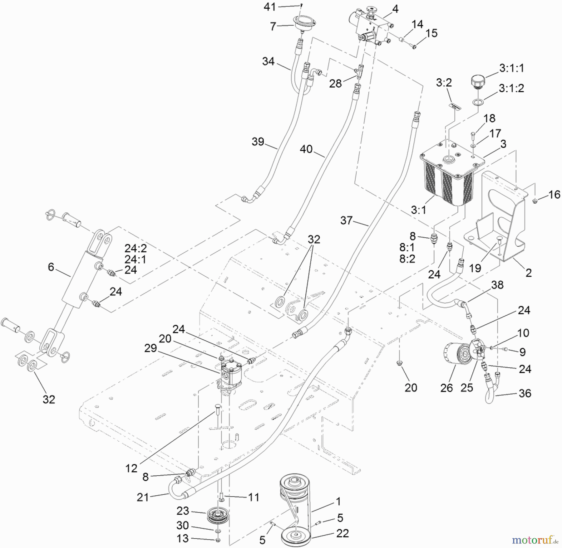  Vertikutierer / Belüfter 23518 - Toro 30