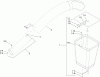 Rasenmäher Zubehör 78562 - Toro 48" and 52" E-Z Vac Twin Bagging System, Z Master G3 Mower (SN: 310000001 - 310999999) (2010) Ersatzteile BAG AND TUBE ASSEMBLY