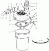 Rasenmäher Zubehör 79402 - Toro 52" Vacuum Bagger (SN: 79000001 - 79999999) (1997) Ersatzteile CANISTER ASSEMBLY