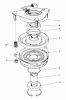 Rasen- und Garten Traktoren 30718 - Toro ProLine 118 (SN: 0000001 - 0999999) (1990) Ersatzteile CLUTCH ASSEMBLY NO. 54-0220