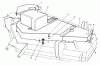 Rasen- und Garten Traktoren 30718 - Toro ProLine 118 (SN: 0000001 - 0999999) (1990) Ersatzteile CUTTING UNIT MODEL NO. 30747 #3