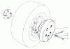 Rasen- und Garten Traktoren 30718 - Toro ProLine 118 (SN: 2000001 - 2999999) (1992) Ersatzteile WHEEL WEIGHT KIT MODEL NO. 56-6620 (OPTIONAL) (FOR 44" SNOW THROWER MODEL NO. 30761)