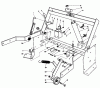 Rasen- und Garten Traktoren 30754 - Toro Groundsmaster 117 Tractor (SN: 5000001 - 5999999) (1985) Ersatzteile PARKING BRAKE & LIFT FRAME ASSEMBLY
