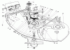 Rasen- und Garten Traktoren 30754 - Toro Groundsmaster 117 Tractor (SN: 6000402 - 6999999) (1986) Ersatzteile CUTTING UNIT MODEL NO. 30544 #1