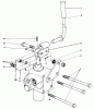 Mähdecks 30560 - Toro 52" Rear Discharge Mower (SN: 4000001 - 4999999) (1984) Ersatzteile VALVE AND LEVER ASSEMBLY