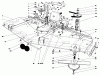 Mähdecks 30555 - Toro 52" Side Discharge Mower, Groundsmaster 200 Series (SN: 6000001 - 6999999) (1986) Ersatzteile CUTTING UNIT MODEL NO. 30562 #1
