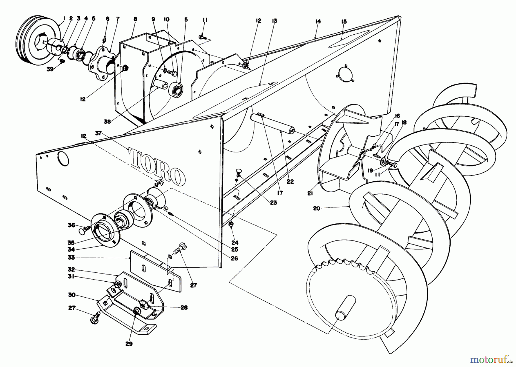 Mähdecks 30721 - Toro 72