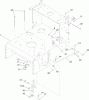 Rasenmäher Antrieb 30069 - Toro Commercial Walk-Behind Traction Unit, 18HP, Pistol-Grip, Hydro Drive (SN: 312000001 - 312999999) (2012) Ersatzteile FRAME AND LINKAGE ASSEMBLY