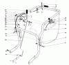 Laubbläser / Laubsauger 62912 - Toro 5 hp Lawn Vacuum (SN: 4000001 - 4999999) (1984) Ersatzteile CONTROLS AND HANDLE ASSEMBLY (MODEL 62923)