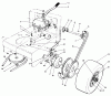 Rasenmäher Antrieb 30102 - Toro Mid-Size ProLine Gear Traction Unit, 12 hp (SN: 1000001 - 1999999) (1991) Ersatzteile AXLE ASSEMBLY