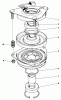 Rasenmäher Antrieb 30102 - Toro Mid-Size ProLine Gear Traction Unit, 12 hp (SN: 9000001 - 9999999) (1989) Ersatzteile CLUTCH ASSEMBLY NO. 54-3200