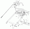 Rasenmäher Antrieb 30103 - Toro Mid-Size ProLine Gear Traction Unit, 12 hp (SN: 8000001 - 8999999) (1988) Ersatzteile HANDLE ASSEMBLY